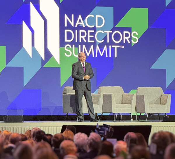 Peter Gleason delivers his keynote address