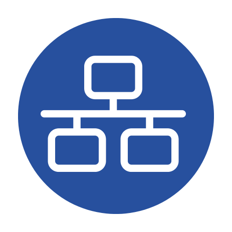 Organizational chart icon
