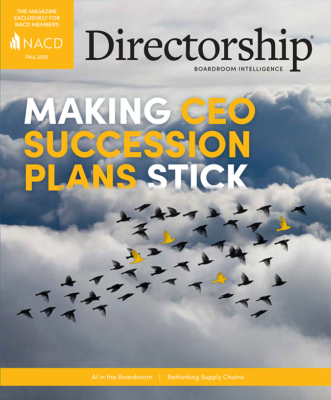 Directorship Magazine Cover