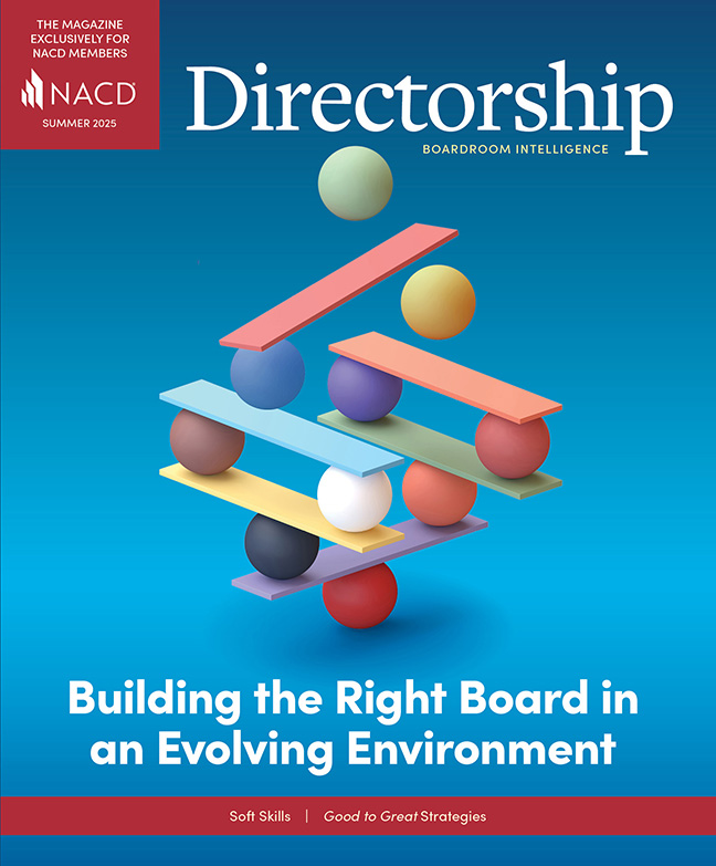 Directorship Magazine Cover