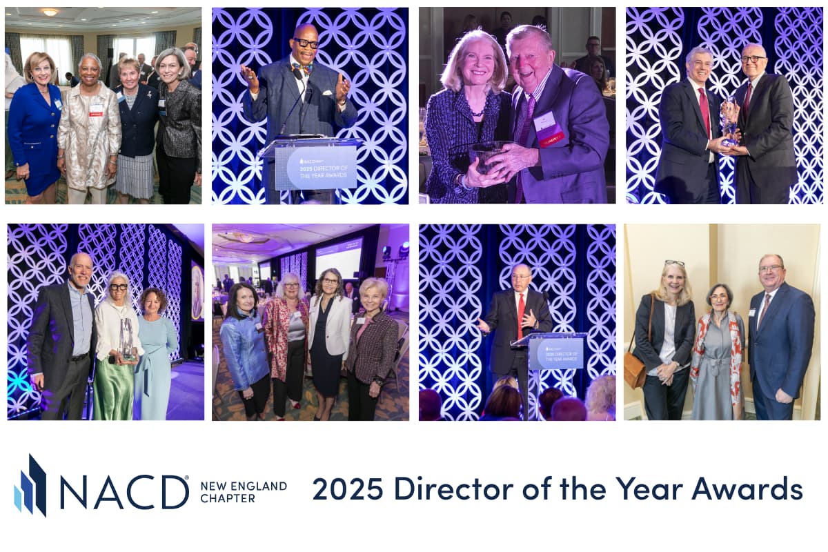 2025 NACD New England Chapter Director of the Year honorees