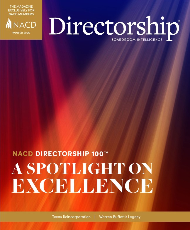 Directorship Magazine Cover