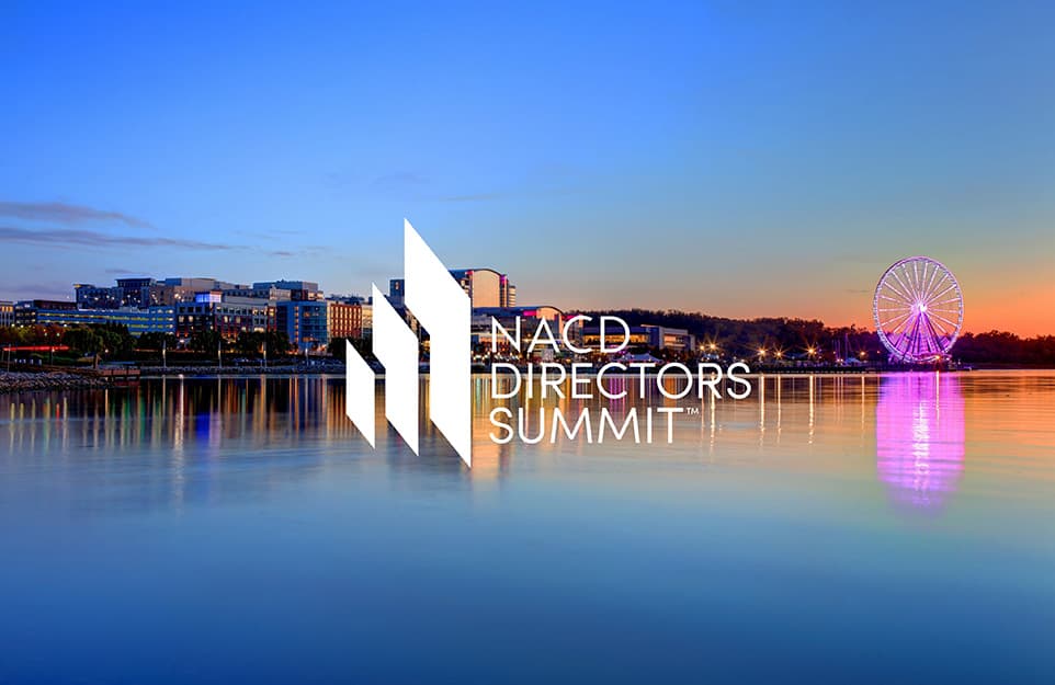 Exterior of the Gaylord National Harbor at dusk